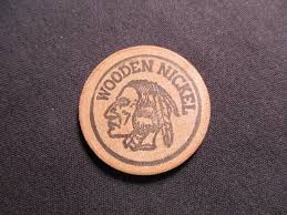 College Center Wooden Nickel Token - College Center Shopping ...