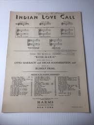 Indian Love Call Violin And Piano Sheet Music Rudolf Friml ...