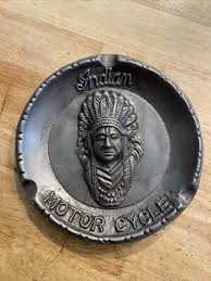 Indian Motorcycles Ashtray Biker Fatboy Collector Patina Cigar Aficionado GIFT | eBay