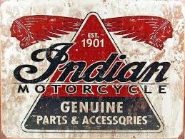 Indian Motorcycle Retro replica vintage style metal tin sign ...