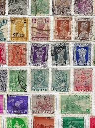 Vintage Old india Postage Stamps Album Page" iPhone Case for ...