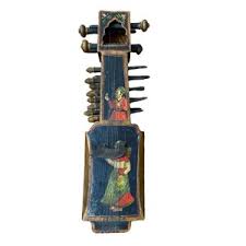Antique Indian SARANGI Stringed Musical Instrument Saran ...