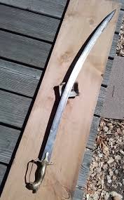 Brass Handle Silver Curved Collectible Swords & Sabers for sale | eBay