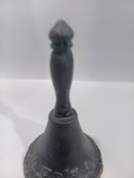 Vintage Cast Iron Hand Service Dinner Bell Soup's On ...