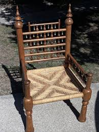 Punjabi Wedding Chair With Brass Inlays & bells | eBay