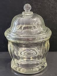 Vintage Apothecary Candy Jar Glass Drugstore Mercantile Farmhouse Chunky 9" - Etsy