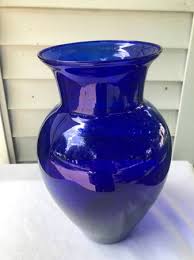 13" Tall Dark Blue Vase - household items - by owner - housewares sale - craigslist