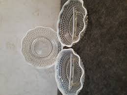 ANCHOR HOCKING Moonstone Hobnail Opalescent White Ruffle 2 ...