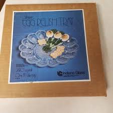 Indiana Glass | Dining | Indiana Glass Deviled Egg Relish ...