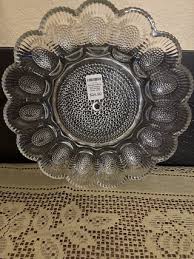 Vintage Indiana Glass Hobnail Deviled Egg Plate - RCD – Bliss Marketplace