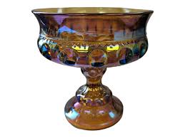 VINTAGE Marigold Indiana Glass Kings Crown - Etsy