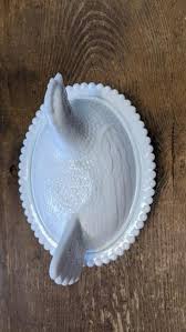 Vintage Milk Glass Hen on Nest - Etsy