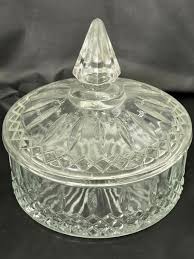 Vintage Princess Candy Dish w/Lid- Indiana Glass, Crystal ...