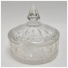 Indiana Glass Candy Dish w/ Lid. For Sale at Ruby Lane