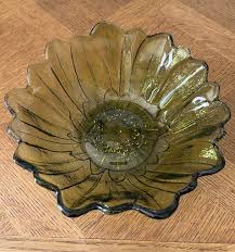 Lily Pons Avocado Green by Indiana Glass 7" Nappy Bowl ...