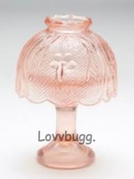 Pink Repro Depression Glass Lamp for American Girl 18 inch ...