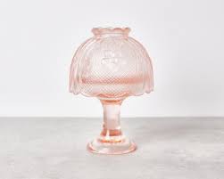 Roze glazen tiara-paraplu-feelamp - Etsy Nederland