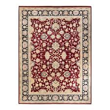 Mogul, One-of-a-Kind Hand-Knotted Area Rug in Red, 9' 2" x ...