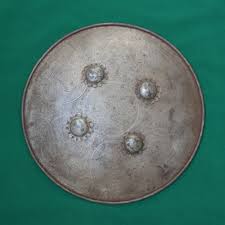 Vintage Mughal Islamic Iron Kufic Shield Dhal King Logo ...