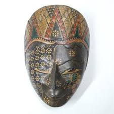 Traditional Oni Mask Japanese Mask Hand | Mercari