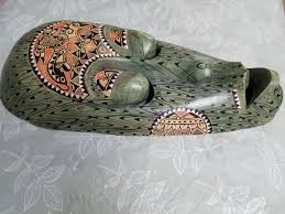 Vintage Malaysian Wood Carved Mask* - Etsy