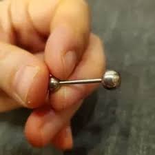 Jewelry | Scorpion Surgical Stainless Steel Tongue Ring Bar | Poshmark