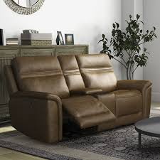 Cooper Power Reclining Loveseat W/ Console (Camel) Liberty ...