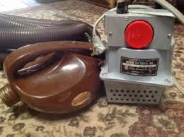 SOLD! working bagless Tevis Campbell intervac vacuum system '80s,