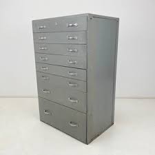 Vintage Industrial Chest of Drawers, 1950's / Industrial ...