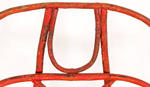 Handmade Wooden Rocking Chair Horseshoe Oil Derrick Motif sold at auction on 12th June | Concept Art Gallery