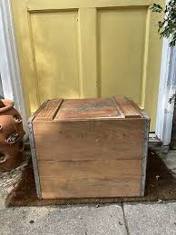 Rare Vintage Pepsi Cola Box Crate With Lid Wooden | eBay