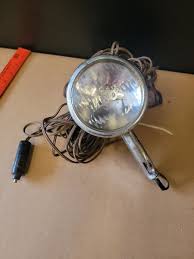 Vtg Unity Chrome Handheld emergency UNILITE Spotlight 12v ...