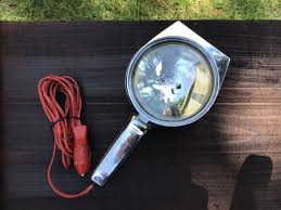 GE handheld 12v chrome spotlight.cig lighter plug attached ...
