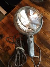 Vintage Electroline Handheld Fog Spot Light GE | eBay