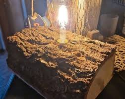 Table Lamp Tree Trunk Nature Led Lamp Vintage - Etsy
