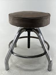 Vintage Steno metal Dr Office Swivel Stool Used Adjustable ...