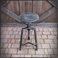 Industrial Steel Metal Bar Stool Chair, Leaving Room Loft ...