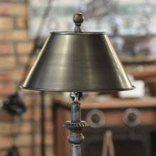 12" Steel Shade - Antique Black