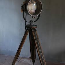 Vintage Industrial Searchlight - Etsy