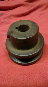 Vintage 2 3/8 Cast Iron 5/8" Shaft Pulley V Groove | eBay