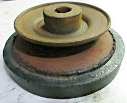 Steel Pulley w/ Rubber Drive Wheel Coupling Belt Width=1/2 ...
