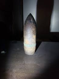 I think I found an artillery or anti-tank round in an abandoned house in Louisville Kentucky. : r/whatisthisthing