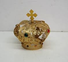 Handmade Crown for Religious Statue of Queen Mary / Infant 4" ht (CU1009) | eBay