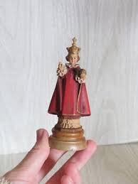 VTG 1960s Anri Jesus Infant of Prague Wood Carved Figurine ...