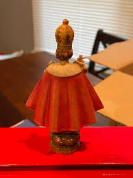 Vintage Italian Wood Carved Statue of the Infant of Prague ...