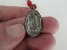 Vintage Infant of Prague Medal and Rosary - Red Beads | eBay