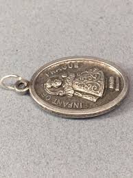 Infant Prague Medal Child Jesus Christ Pendant Catholic Charm Italy Religious Sacred Heart Protection Gift - Etsy