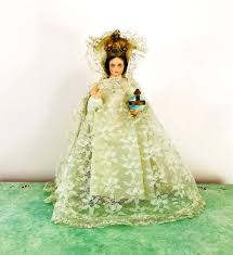 Vintage Infant of Prague, Infant Jesus Statue, Religious Figurine, Religious Icon, Large Infant of Prague Statue, Lace Infant of Prague - Etsy Australia
