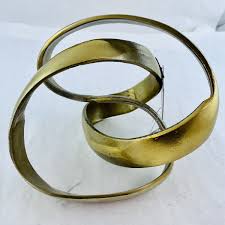 Sagebrook Home 14585-01 Aluminum Knot Sculpture 7" Gold 9 for sale online | eBay