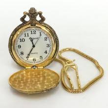 Sold at Auction: Regent quartz antique color pocket watch with ...